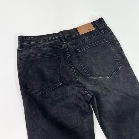 Madewell Jeans Womens Size 28 Black Cali Demi-Boot Frayed Hem Mid-Rise Dark Wash - Picture 11 of 12
